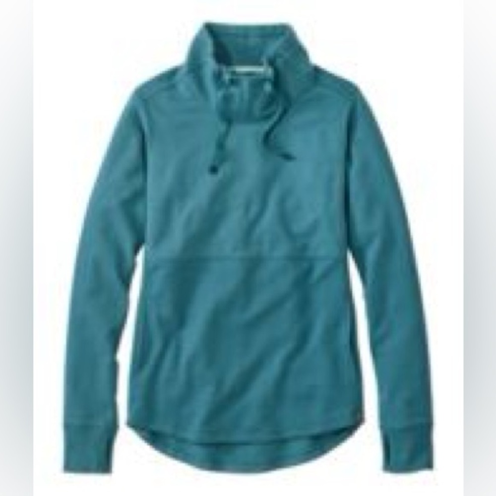 L.L. Bean Cozy Mixed-Knit Pullover